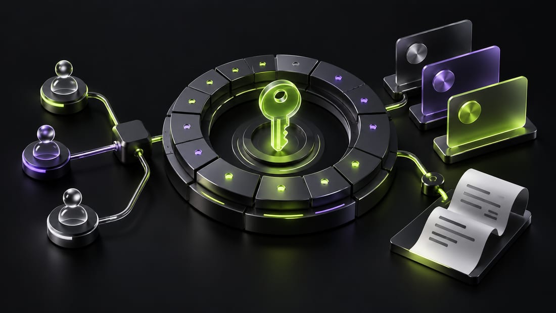 Generated visualization: Recurring billing, subscription tiers, access keys, and account seats